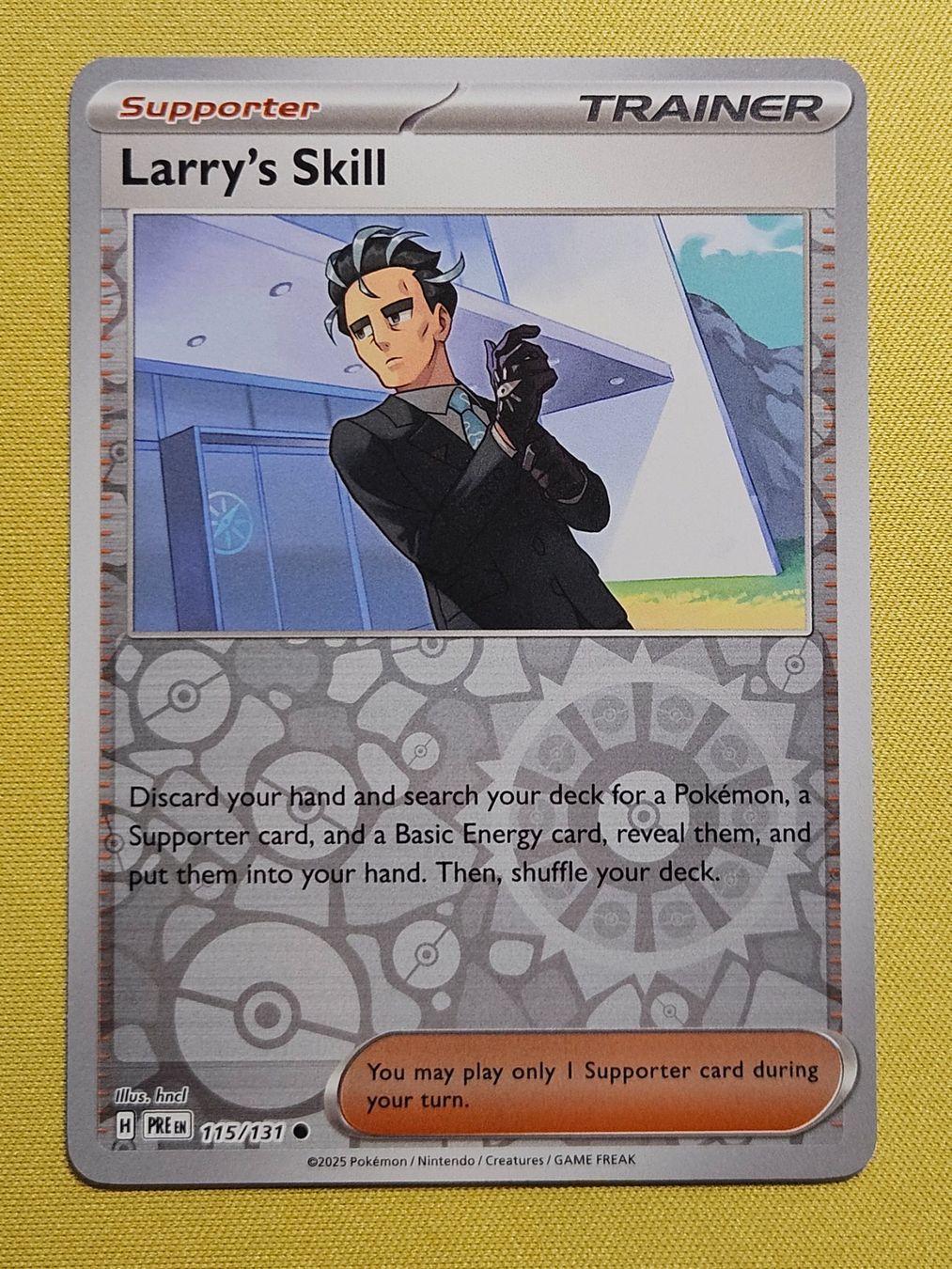 Pokémon Carte collezionabili: Prismatic Evolutions - Larry's Skill 115/131 EN – Usato da Bellinzona venduto da Pokemarco