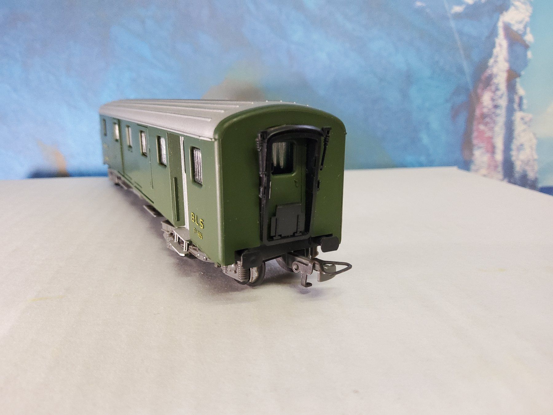Kleinbahn Modellini di ferrovie: 2 Kleinbahn Gepäckwagen H0 Nr. 382 – Usato da Grüningen venduto da VENOM59 3