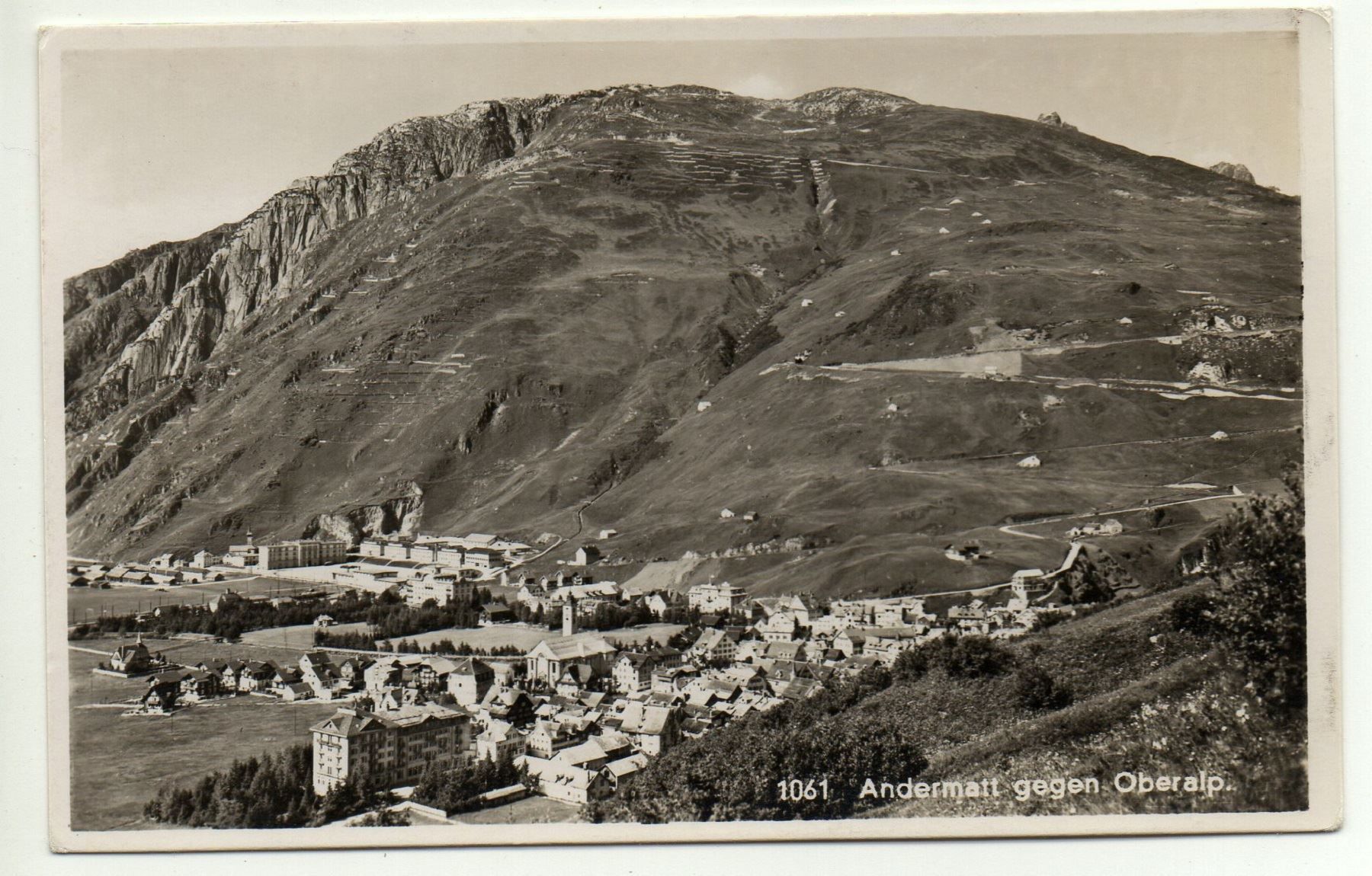 Cartes postales: ANDERMATT gegen Oberalp – D'occasion à Jona par philajona