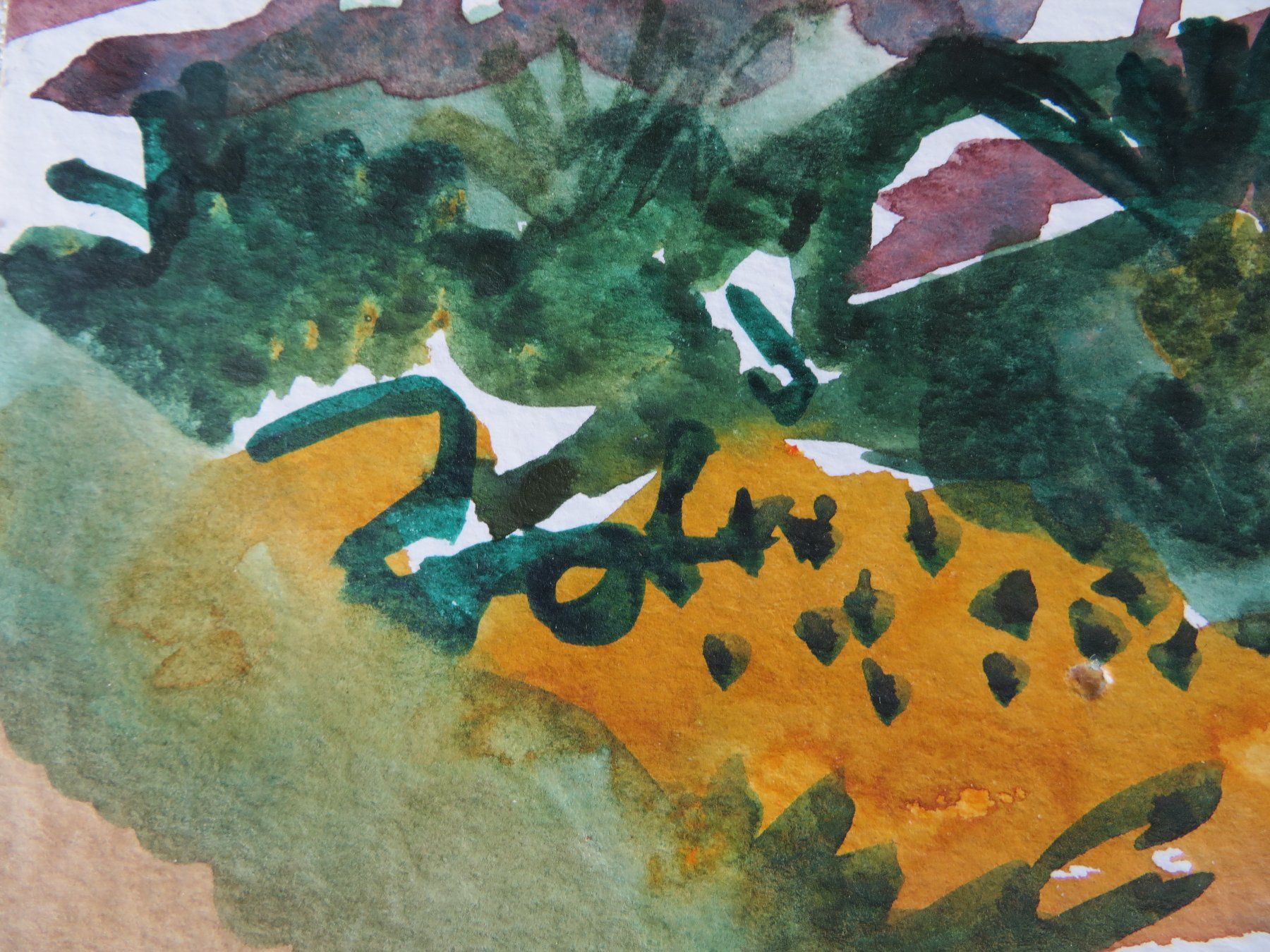 Gemälde: Hans Weidmann Aquarell  1918-1997 – Gebraucht aus Bad Ragaz von FutureZ 1