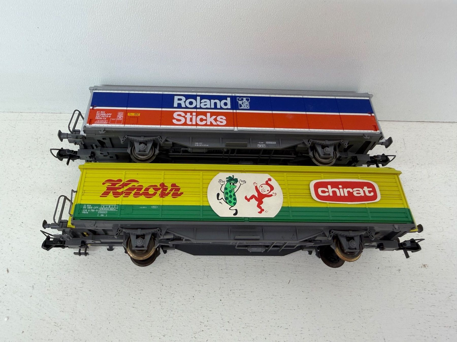 Roco Modellini di ferrovie: 2er SetRoco 291029 Güterwagen / KNORR / Zieback / SBB – Usato da Büsserach venduto da ModellbahnDepot 3