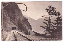 Lötchbergbahn bei Goppenstein mit Becs de Bossons