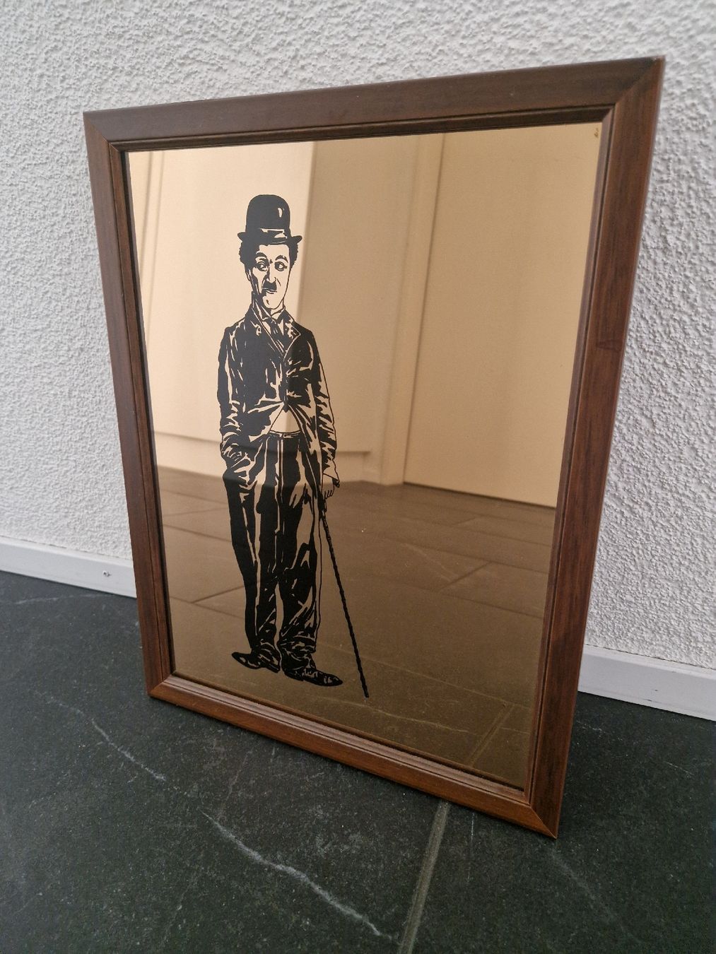 Specchi: Vintage Charlie Chaplin Spiegel – Usato da Utzenstorf venduto da noe_2klh 1