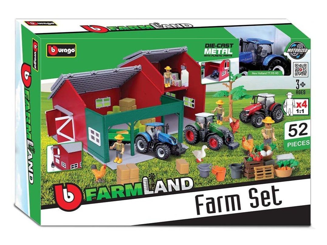 Spielzeuge: Bburago Farm mit Traktor / Spielset – Neu und originalverpackt aus Oensingen von Liquidations-Shop