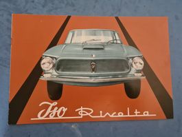 ISO-RIVOLTA  1962  BROCHURE  VINTAGE  COLLECTION