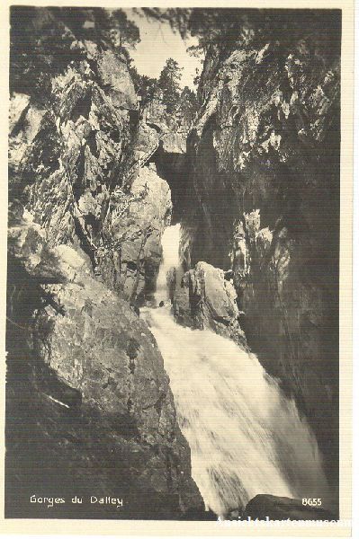Cartoline postali: Gorges du Dalley + 1929 – Usato da Emmenbrücke venduto da teestube