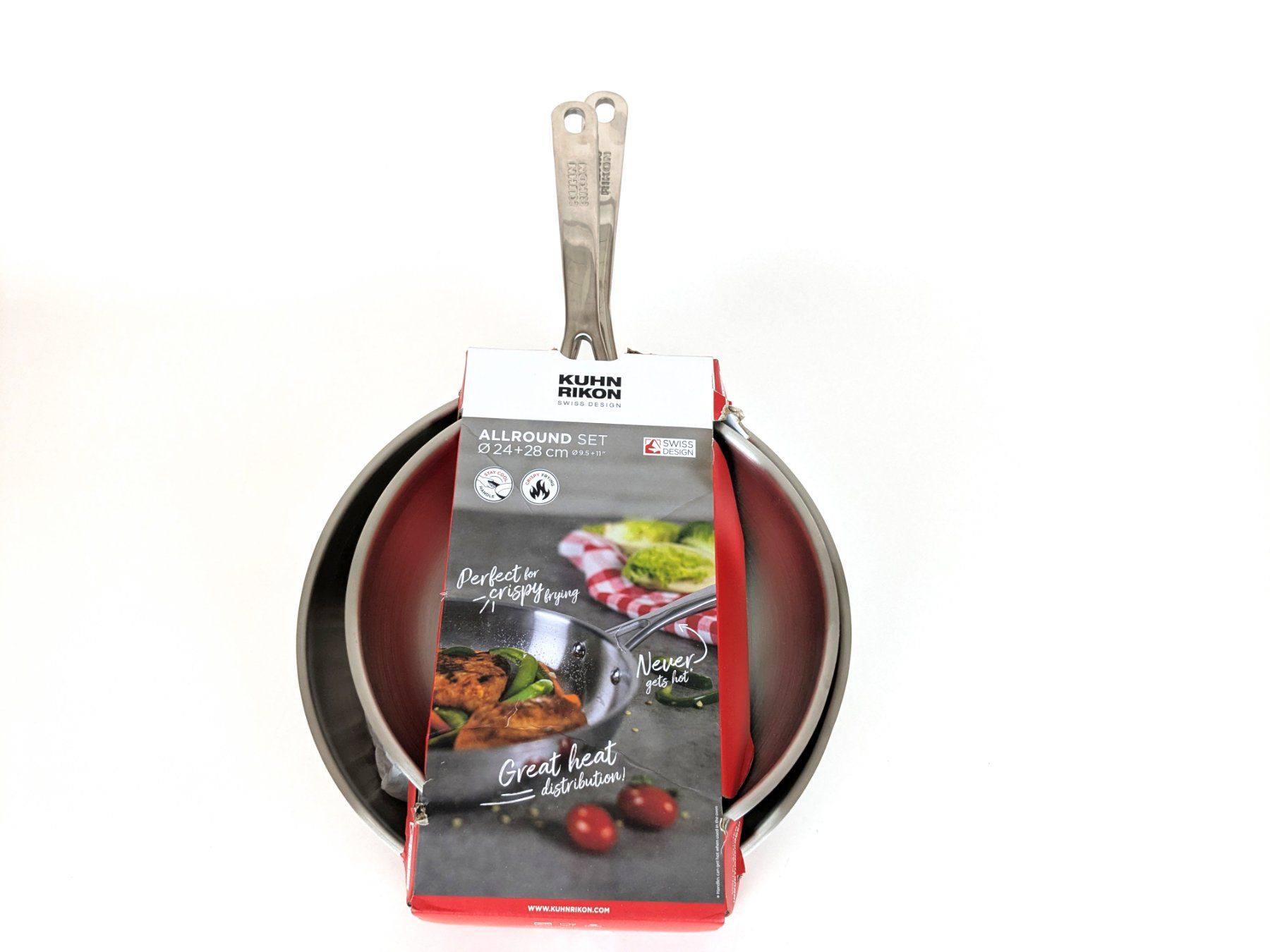 Kuhn Padelle: KUHN RIKON Bratpfannen-Set 24+28cm – Nuovo (secondo la descrizione) da Thun venduto da Restwert_Thun 3
