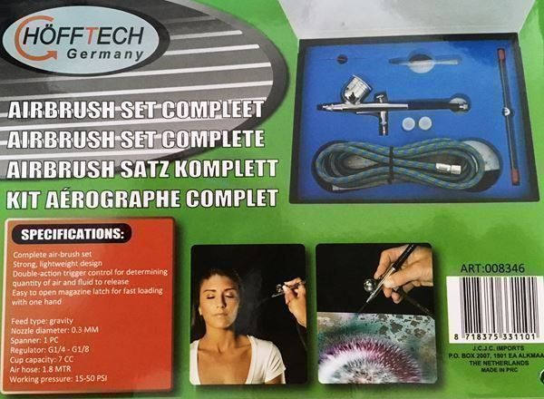 Kompressoren: Airbrush Set mit Pistole mit div.Zubehör – Neu und originalverpackt aus St. Gallen von schnaeppchen-preise 1