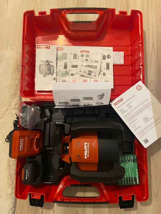 Niveau Laser Rotatif Intérieur Hilti PR 30HVSG A12 neuf Kaufen auf