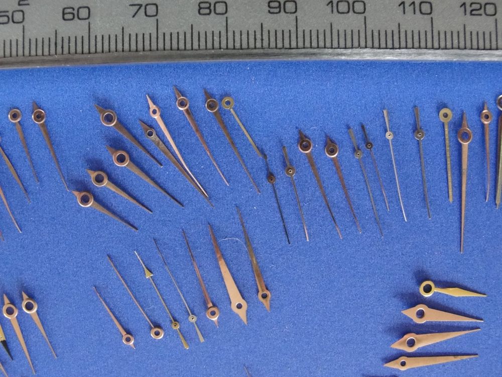Lot D'aiguilles Dorées Pour Montres De Poche Anciennes - Neuf, Provenance Ancien Stock, Dans Pochettes D'origine