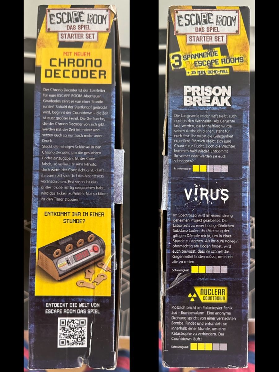 Jeux: Escape Room starter set — Neu – Neuf (Voir description) à Zürich par Jason3377 3