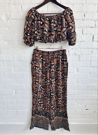 Zara Deux-Pièces Set – Crop Top und Hose  / Gr. M