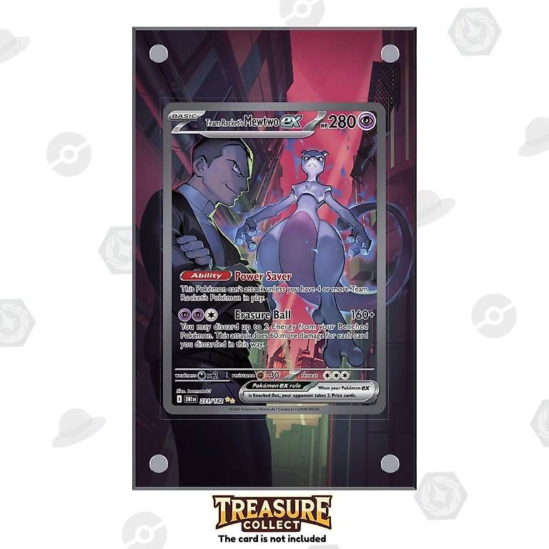 Pokémon Sammelbilder & Trading cards: Team Rocket's Mewtwo ex 231/182 - Pokémon Extended Artwork – Neu und originalverpackt aus Canobbio von TreasureCollect