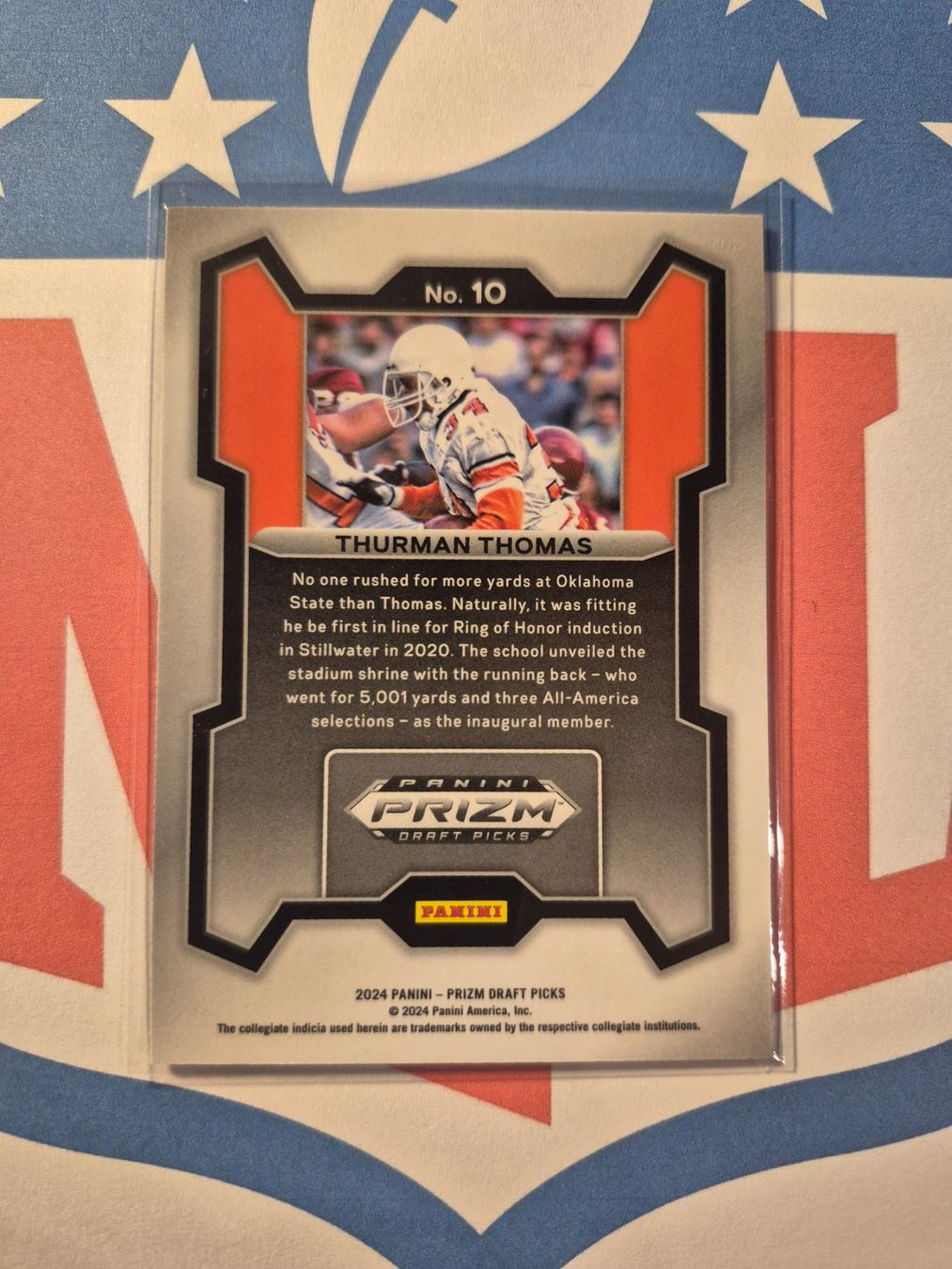 Panini Sammelbilder & Trading cards: NFL Thurman Thomas 2024 Panini Prizm Draft Picks – Gebraucht aus Treiten von Sauber73 1
