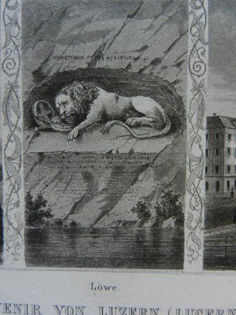 Incisioni: Luzern Souvenirblatt von Ringger – Usato da Risch venduto da Rischli15 5