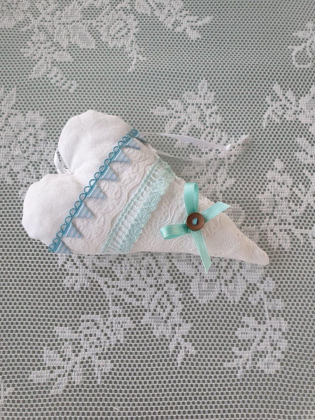 Tutte le decorazioni: Geschenk Herz Deko Shabby Chic  Muttertag Geburtstag Spitze – Nuovo e nell'imballaggio originale da Gossau ZH venduto da Goes05 1