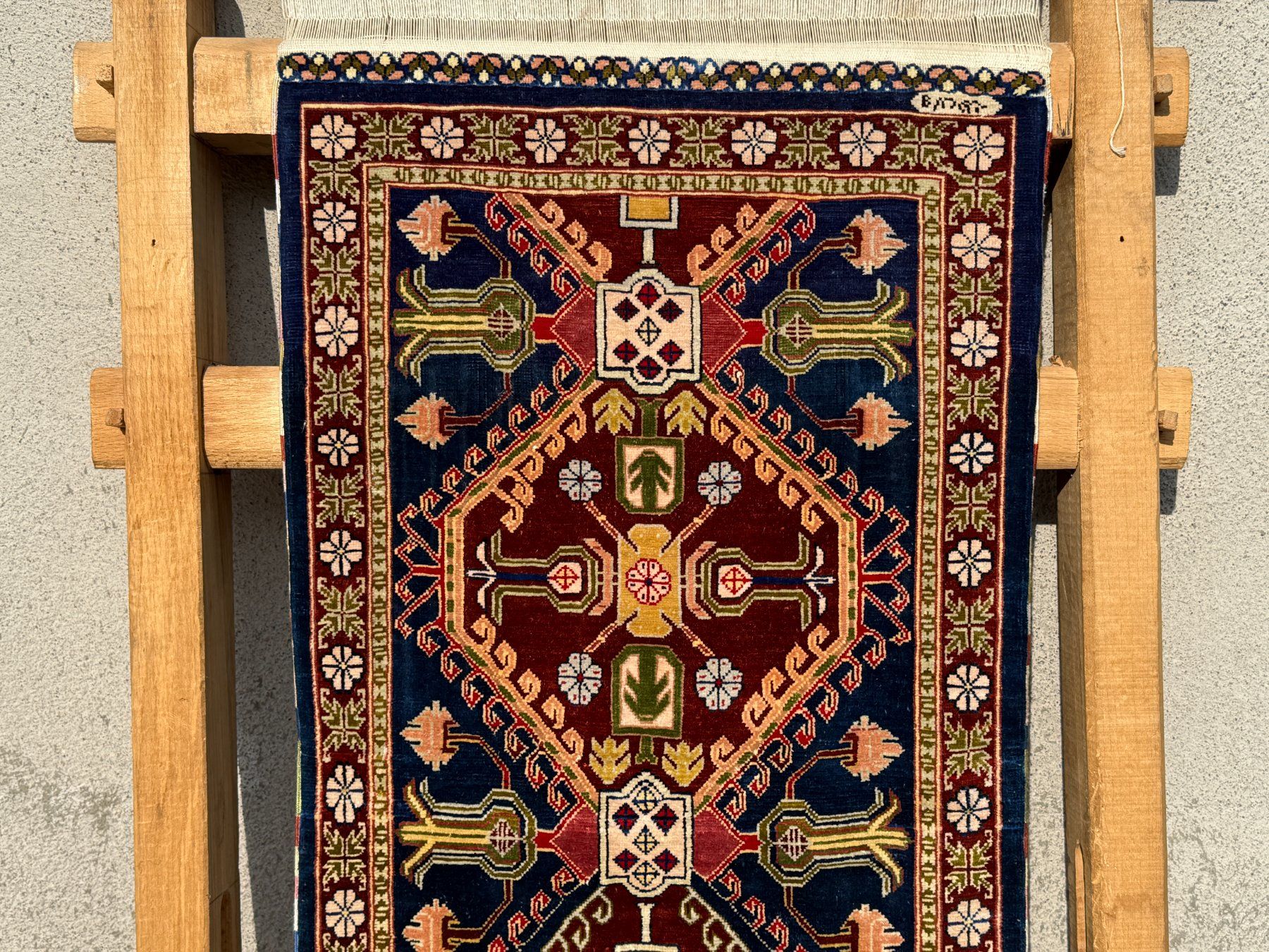 Tappeti: Hereké Seide mit Originalwebstuhl 47x34cm - Webstuhl 74x53cm – Usato da Vacallo venduto da cri_229f 3
