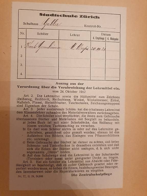Bücher: Zürcher Fibel  1921 – Gebraucht aus Zürich von Ralaualiyas 2