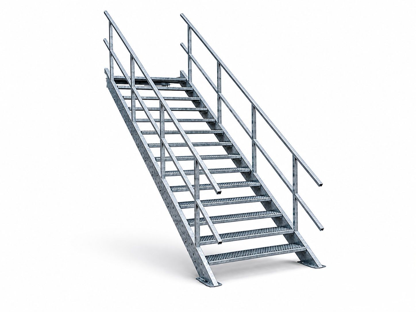 Scale: Treppe Container Stahltreppe Wangentreppe Gitterrost – Usato da Alpnach-Dorf venduto da Skai0 2