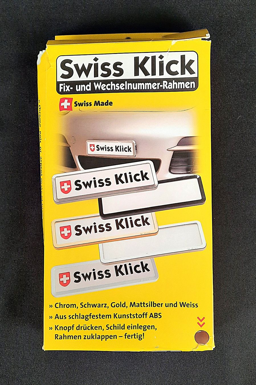 Swiss Klick Autres accessoires p. véhicule: SWISSKLICK Wechselnummer-Rahmen – Neuf (Voir description) à Beinwil am See par Restwert_Beinwil 4