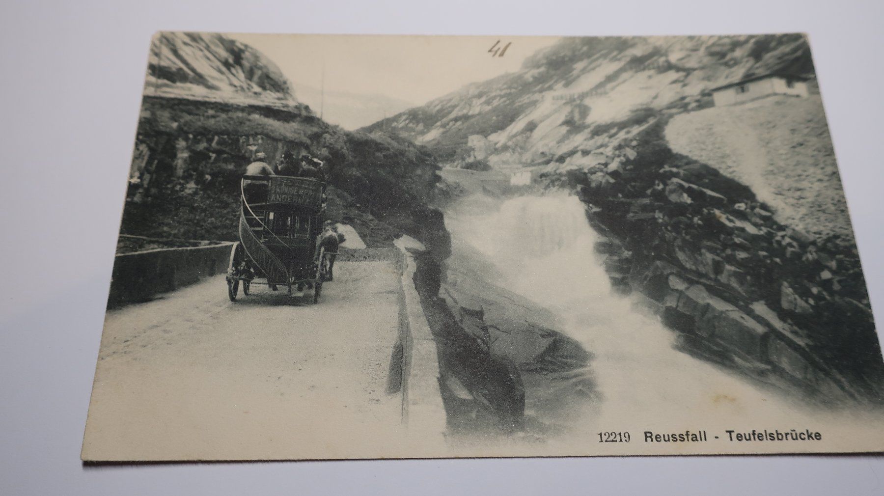 Cartoline postali: Reussfall - Teufelsbrücke N° 12219 – Usato da Cormoret venduto da Pascalll2001 1