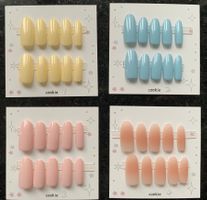 Press-on nail  - New - medium round - Size S