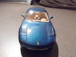 Modell Ferrari 455 GT, Bburago, blau/grü