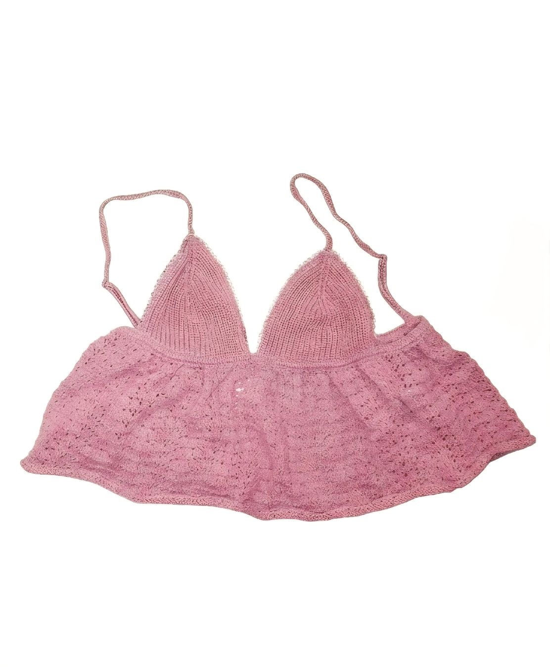 Top: Pinkes Babydoll-Top – Nuovo (secondo la descrizione) da Wünnewil venduto da l._aetitia