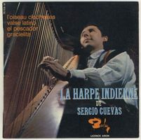 La Harpe Indienne de Sergio CUEVAS Paraguay Vinyle 45 tours