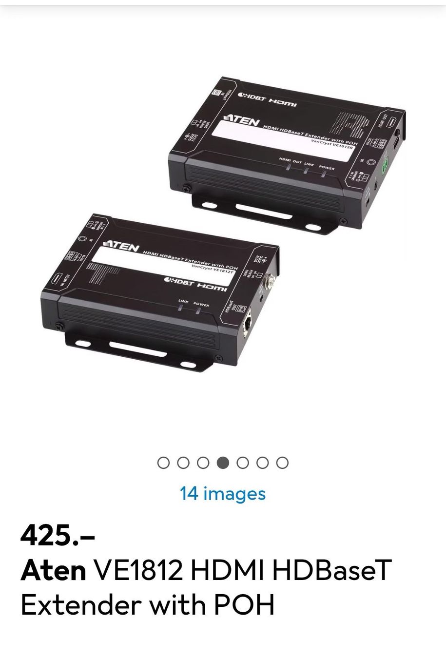 Convertitori: ATEN HDMI Audio-/Video-Leistungsverstärker Sender+Empfänger – Nuovo e nell'imballaggio originale da Winterthur venduto da tim_cl8x 1