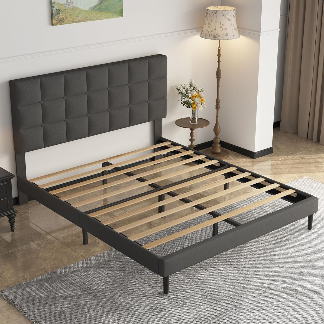 Betten: Polsterbett 90x200 Einzelbett mit Kopfteil Lattenrost – Neu und originalverpackt aus Bremgarten b. Bern von Meeegasales60 6