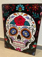 Totenkopf Tafel 40 cm x 30 cm / Extra Gross DESIGN NEU !