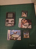 Game Boy Color console + Knockout Kings +  Motocross 