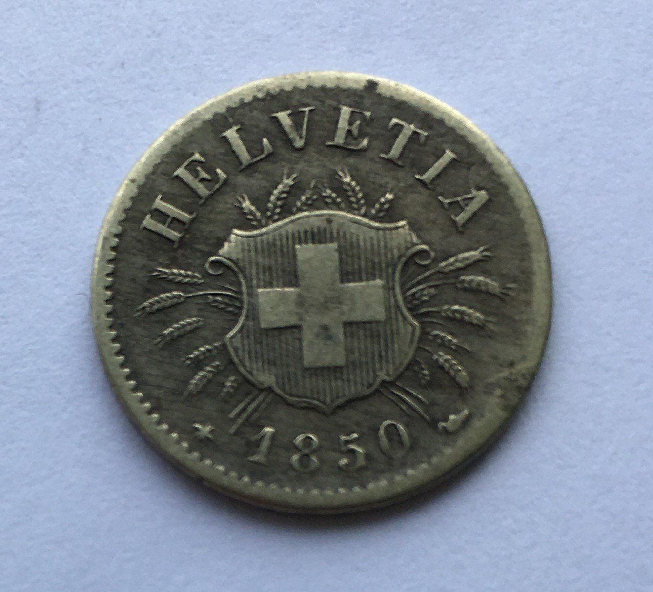 Toutes les monnaies: 1850 5 Rappen -vz – D'occasion à Kirchberg SG par Zenhad69