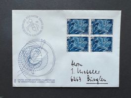 Sonderbrief Eröffnung Planetarium Luzern 1969  (M51)