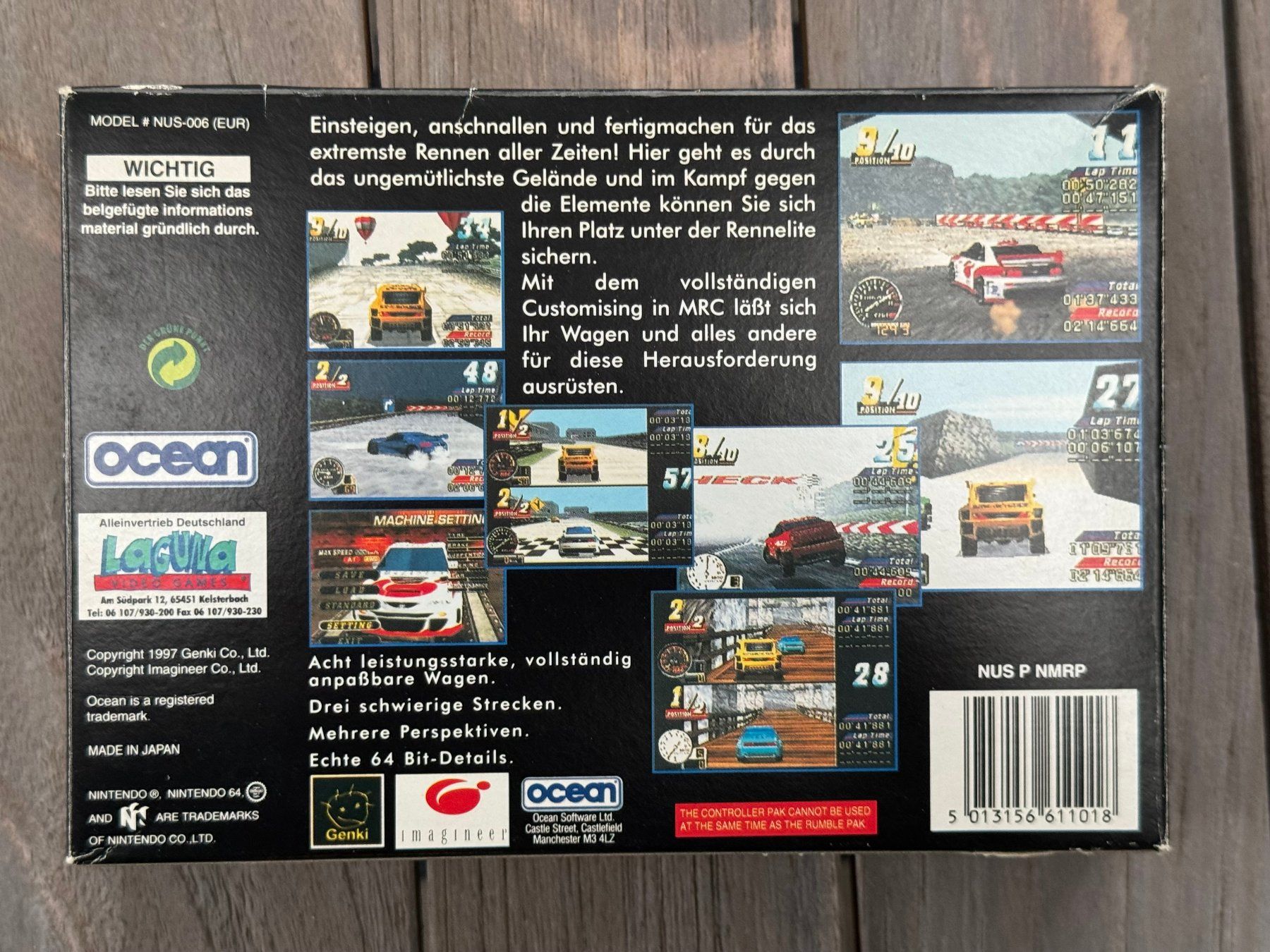 Giochi: MRC Multi Racing Championship, N64, OVP – Usato da Felben-Wellhausen venduto da Oldschool_Games 2