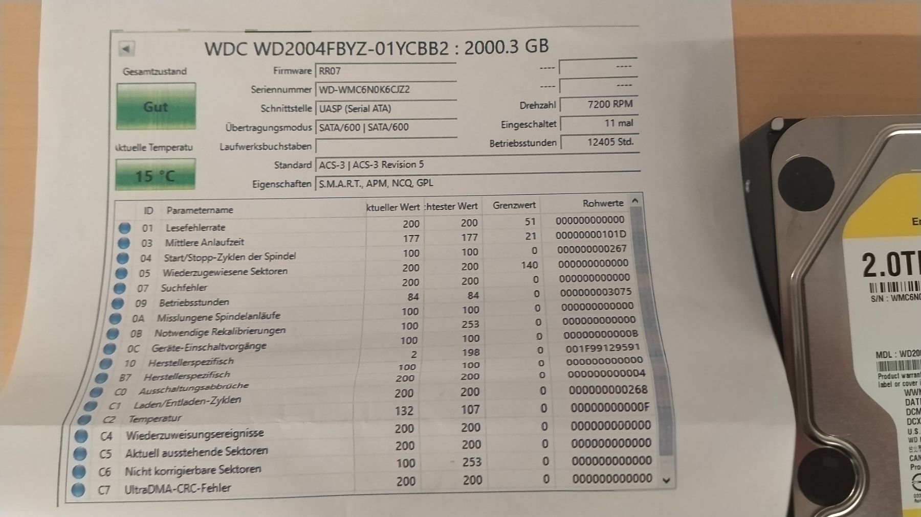 Western Digital Dischi rigidi: WD Enterprise 2TB SATA Festplatte, gewipt! – Usato da Wallisellen venduto da mic_gg2g 1