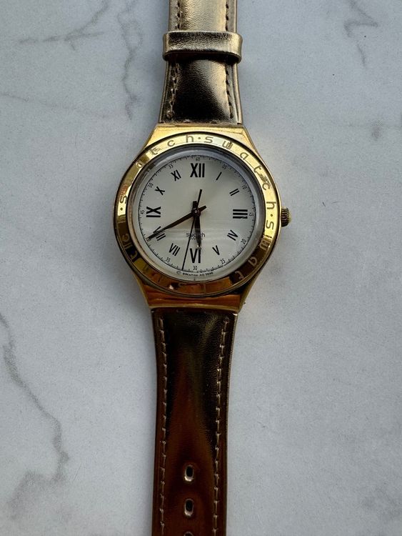 Swatch Montres: SWATCH*IRONY*YGG106*ROMANICO*1997**MIT NEUM LEDERARMBAND – D'occasion à Schaffhausen par vasco016 1