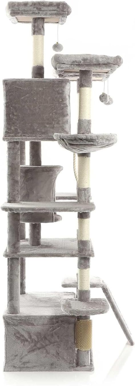 Tiragraffi: Fudajo Kratzbaum Grau 198 cm – Nuovo e nell'imballaggio originale da Bottighofen venduto da zaap 4