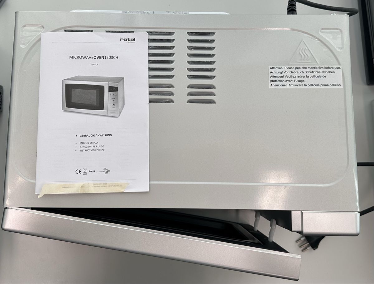 Rotel Elettrodomestici da cucina: Rotel 1503CH Mikrowelle mit Grillfunktion – Difettoso da Zürich venduto da pointedarch 1