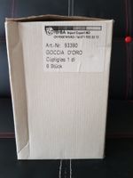1 Karton mit 6 Stück Champagnergläser GOCCIA-D"ORO NEU