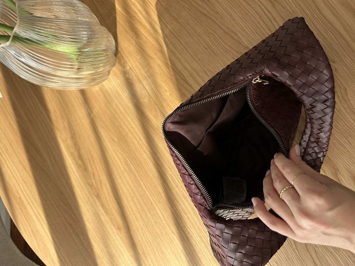 Borse da donna: Handtasche geflochten dunkelrot  – Usato da Chur venduto da faja7000 3