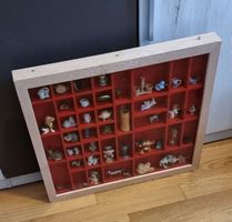 Antike Miniaturen + Holzsammelbox mit glas gratis - Sammlung