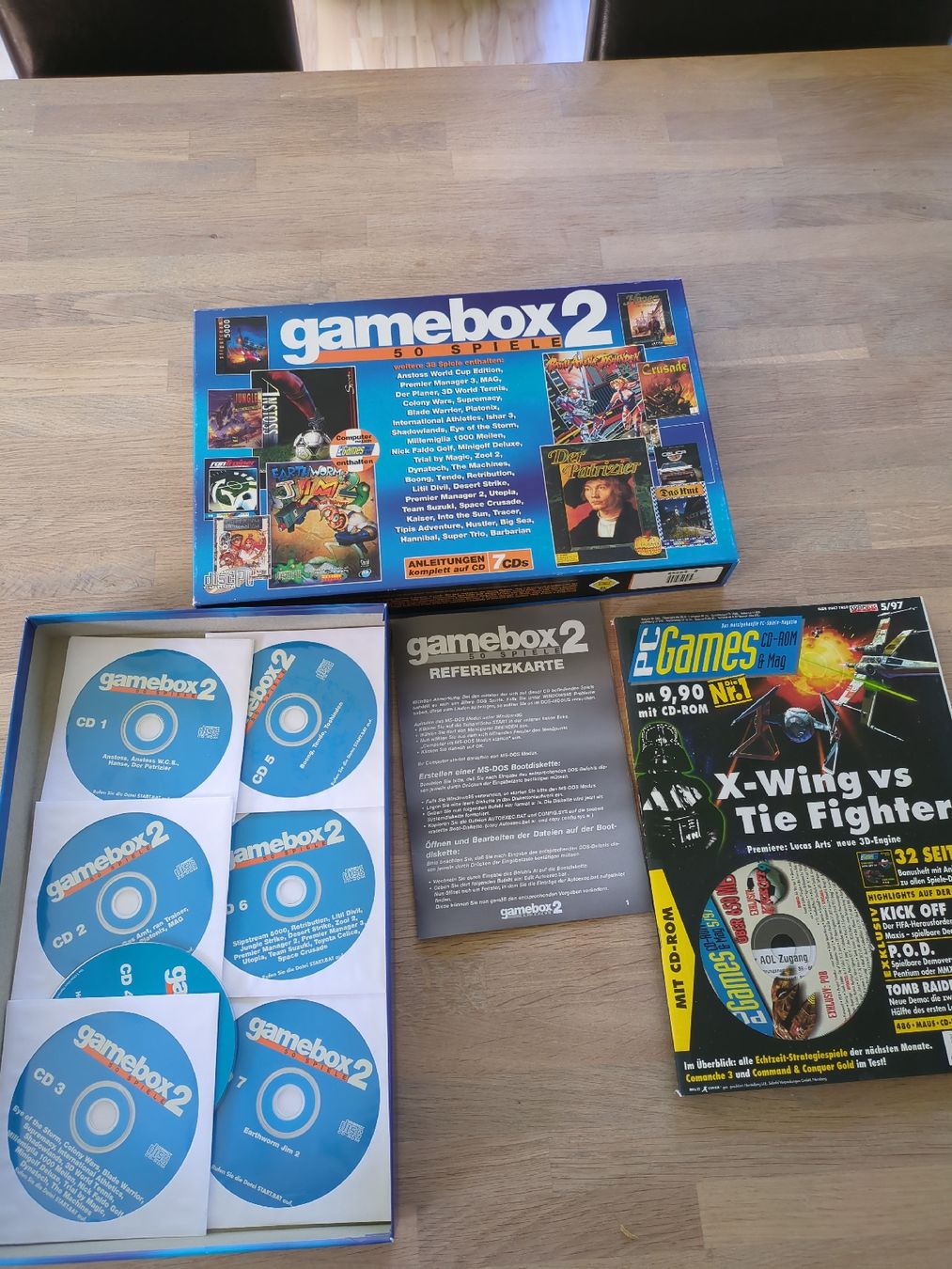 Spiele: Gamebox 2 original, alles da,  ungenutzt – Neu (gemäss Beschreibung) aus Susten von Pu0