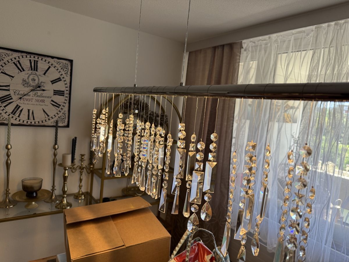 Lustres & lampes de plafonds: Hängeleuchte Kristall moderne  – D'occasion à Kaiseraugst par Bil2305 1