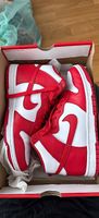 Nike Dunk High Retro, Red/White, Gr. 42, Neu!