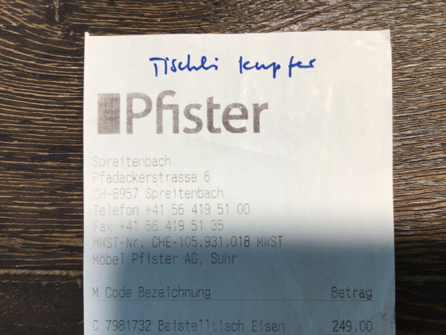 Pfister Tables: Beistelltisch – D'occasion à Ennetbaden par pocahontas74 6
