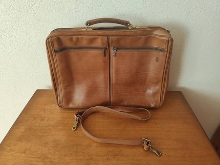 Ledertasche der Marke Hartmann 70er Jahre