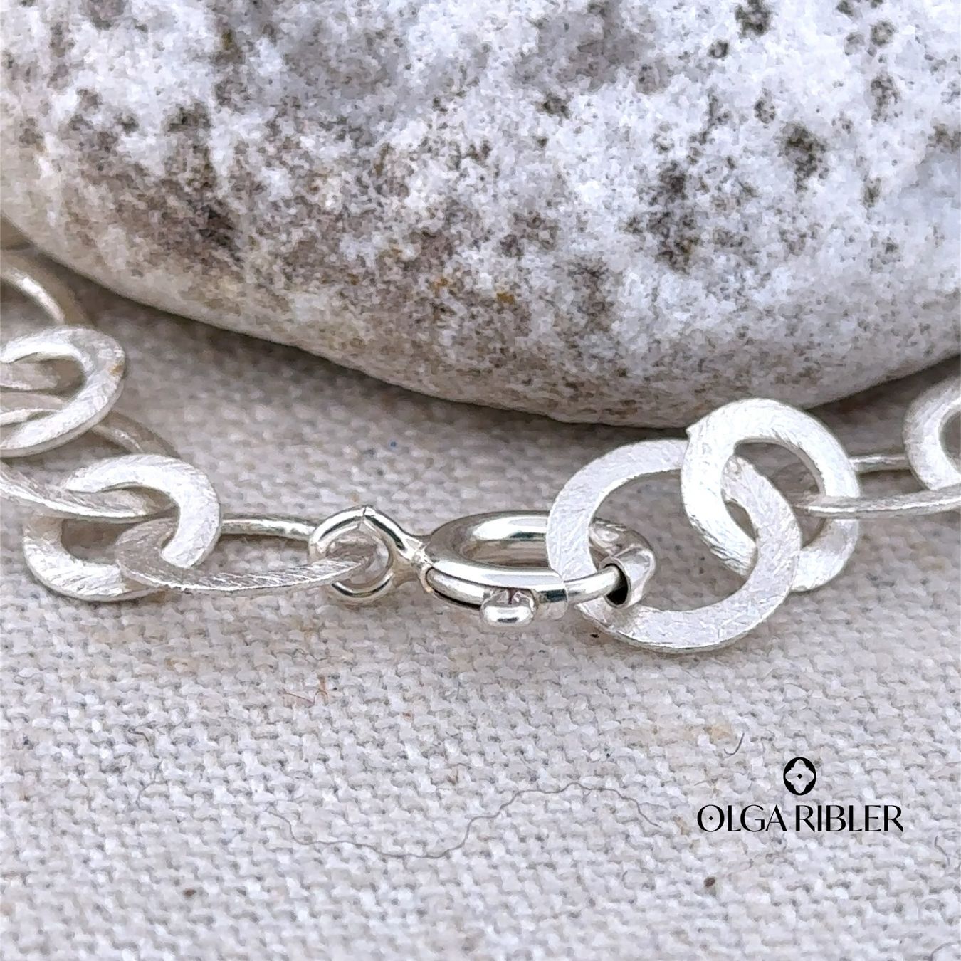 Olga Ribler Bracciali & Braccialetti: Silber 925 Armband matt – Nuovo (secondo la descrizione) da Luzern venduto da Schmuckoutlet 5