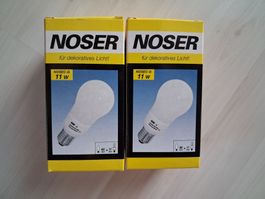 2 X SPARLAMPE GLÜHBIRNE 11 WATT E 27
